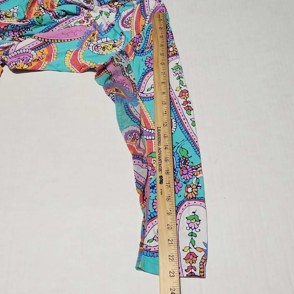 Gottex Lifestyle Top Blue Poolside UPF50+ Moc Neck with Zipper Paisley Large - Picture 11 of 12